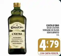 Deco Supermercati Costa d'Oro Olio l'Extra offerta