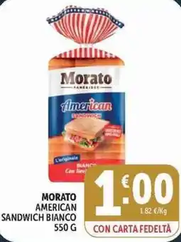 Deco Supermercati Morato American Sandwich Bianco offerta
