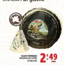 Deco Supermercati Gildo formaggi deliziola di capra offerta