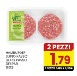 Despar Hamburger suino passo dopo passo offerta