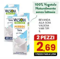 Despar Beveranda alla soia ValsOia offerta