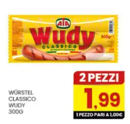 Despar Würstel classico Wudy offerta