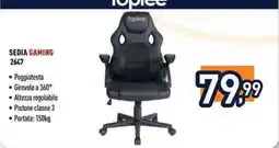 Unieuro Sedia gaming Toplee 2647 offerta