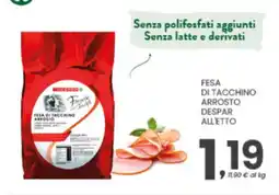 Despar Fesa di tacchino arrosto Despar offerta