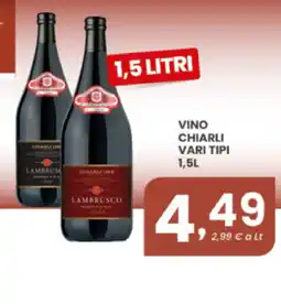 Despar Vino Chiarli vari tipi offerta