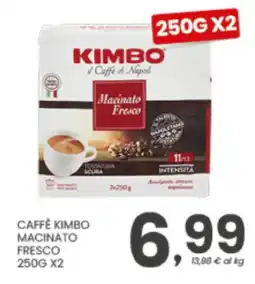 Despar Caffè Kimbo Macinato Fresco offerta