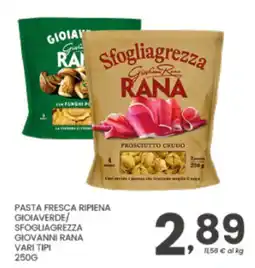 Despar Pasta fresca ripiena Sfogliagrezza Giovanni Rana offerta