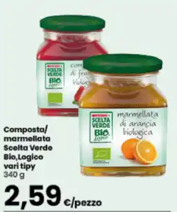 Despar Composta/marmellata Scelta Verde Bio,Logico offerta