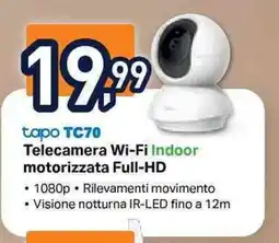 Unieuro Tapo TC70 Telecamera Wi-Fi Indoor offerta