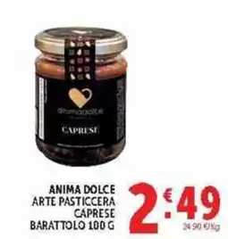Deco Supermercati Anima dolce arte pasticcera caprese offerta