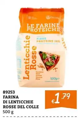 Zona Farina di lenticchie rosse Del Colle offerta