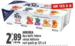 Rossotono Carrefour Ayo kefir intero senza lattosio offerta
