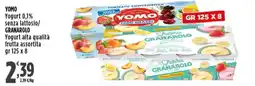 Rossotono Carrefour Yogurt 0,1% senza lattosio Granarolo offerta