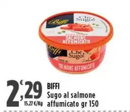 Rossotono Carrefour Biffi Sugo al salmone affumicato offerta