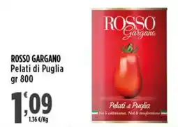 Rossotono Carrefour Rosso Gargano Pelati di Puglia offerta