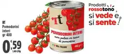 Rossotono Carrefour Pomodorini interi offerta