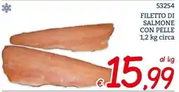 Zona Filetto di salmone con pelle offerta