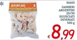 Zona Gamberi argentini Ola del Sur offerta