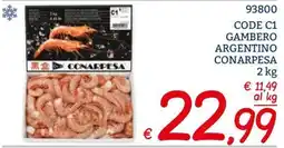 Zona Gambero argentino Conarpesa offerta