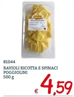 Zona Ravioli ricotta e spinaci Poggiolini offerta