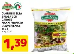 DPiù Cuor di Scelta briosca con carote offerta
