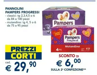Esselunga Pannolini progressi classici offerta