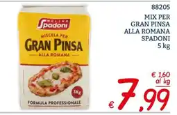 Zona Mix per gran pinsa alla romana Spadoni offerta