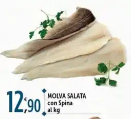 Rossotono Carrefour Molva salata con Spina offerta