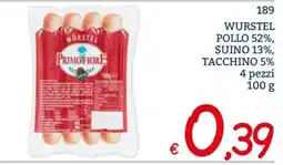 Zona Wurstel Primo Fiore offerta