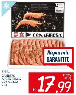 Zona Gambero argentino L2 Conarpesa offerta