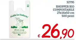 Zona Shopper bio compostabile BioComp offerta