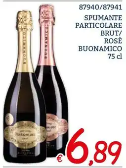 Zona Spumante particolare Brut/Rosè Buonamico offerta