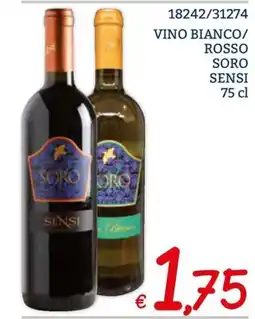 Zona Vino bianco/rosso Soro Sensi offerta
