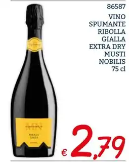 Zona Vino spumante ribolla gialla extra dry musti nobilis offerta