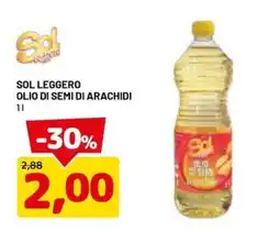 DPiù Sol Leggero olio di semi di arachidi offerta