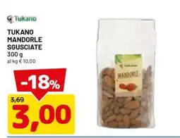 DPiù Tukano mandorle sgusciate offerta