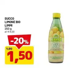 DPiù Succo limone bio Limmi offerta