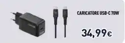 Unieuro Caricatore usb-c 70w offerta
