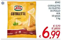 Zona Cotolette di pollo AIA offerta