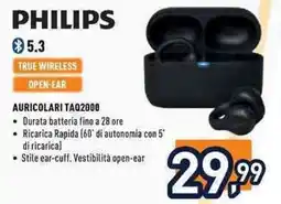 Unieuro Philips auricolari taq2000 offerta