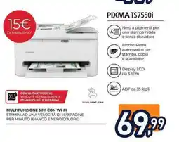 Unieuro Pixma TS7550i offerta