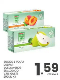 Despar Succo e polpa Despar Scelta Verde Bio,Logico offerta
