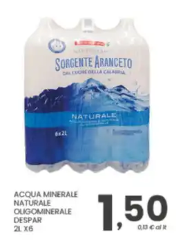 Despar Acqua minerale naturale oligominerale despar offerta