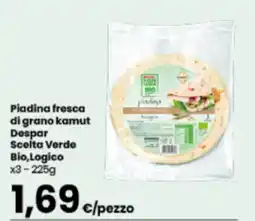 Despar Piadina fresca di grano kamut Despar Scelta Verde Bio,Logico offerta