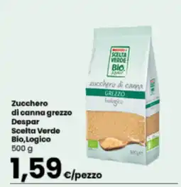 Despar Zucchero di canna grezzo Scelta Verde Bio,Logico offerta