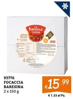 Zona Focaccia Baresina offerta
