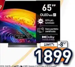 Unieuro OLED evo AI offerta