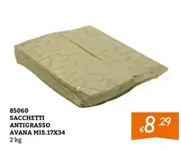Zona Sacchetti antigrasso Avana offerta