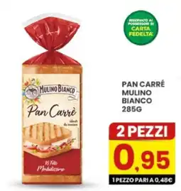 Despar Pan Carré Mulino Bianco offerta