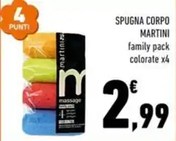 Conad City Spugna corpo Martini offerta